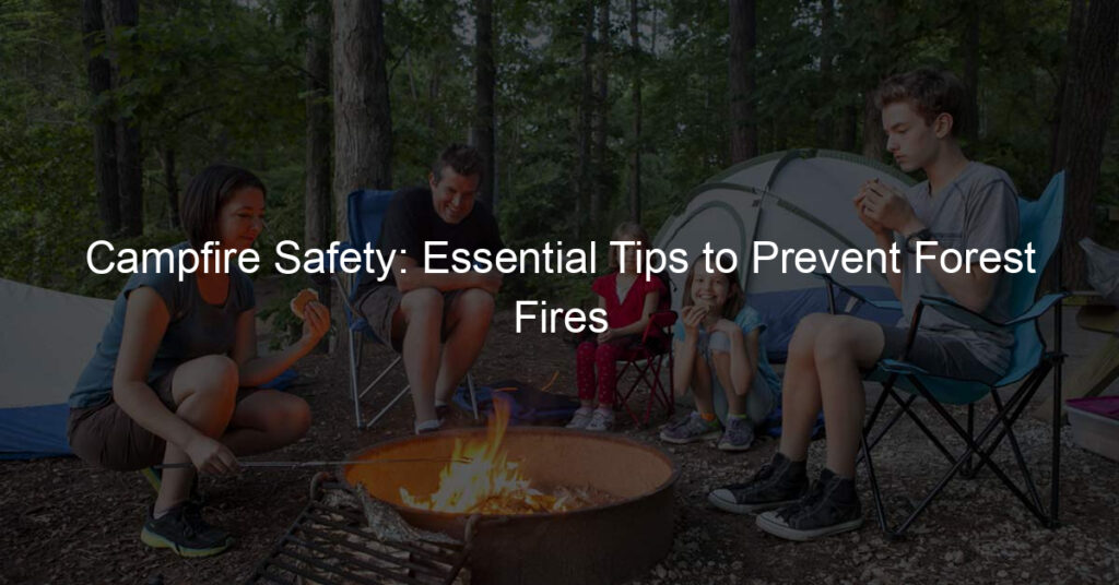 Campfire Safety: Essential Tips to Prevent Forest Fires